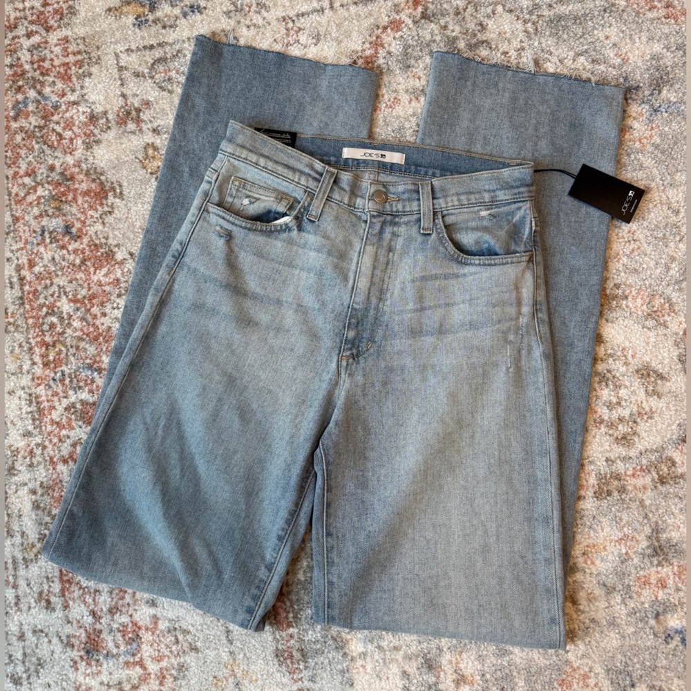 Joes Jeans High Rise Wide Leg Light wash Jeans 29 nwt